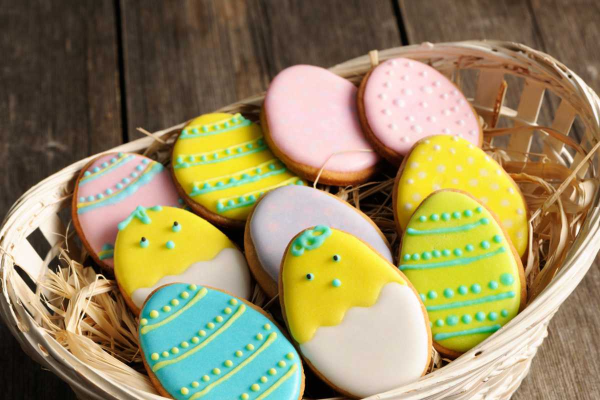 Biscotti di Pasqua con glassa
